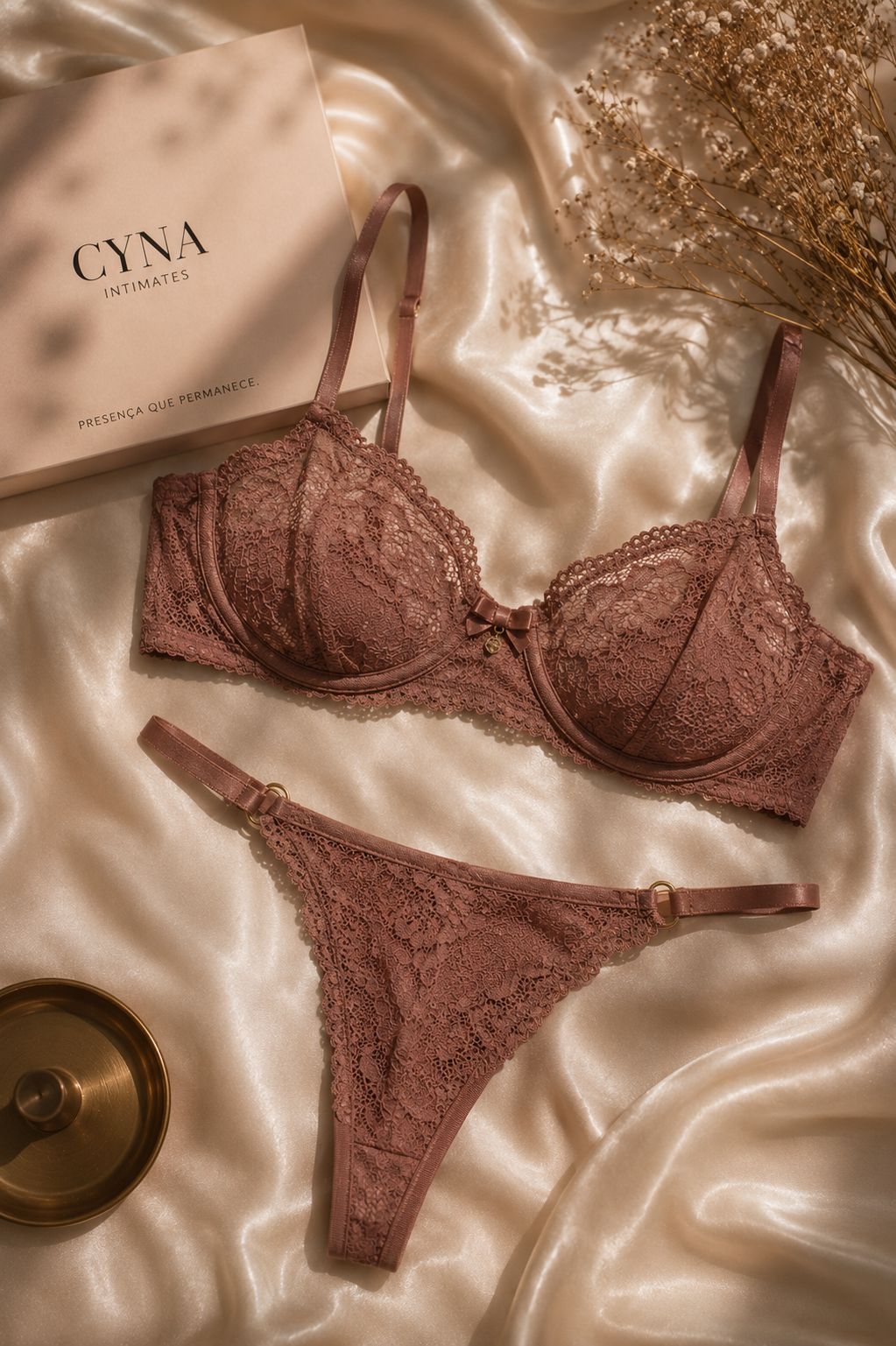 Conjunto Pele - Bronze Âmbar